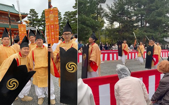 京都の伝統文化に貢献 — 時代祭「神幸列」ボランティア参加-a