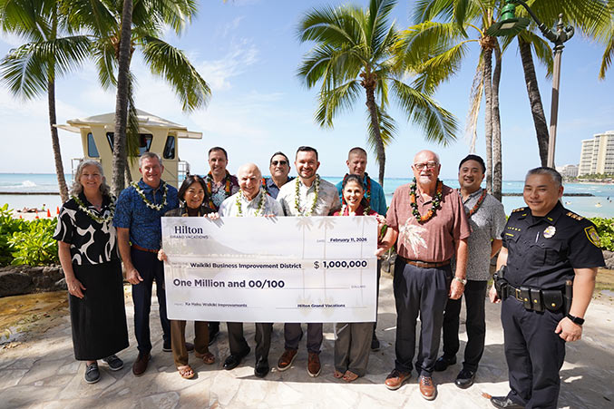 ウォーターズ議長とヒルトングランドバケーションズ100万ドル規模のクヒオ・ビーチ・パークの改修事業で連携